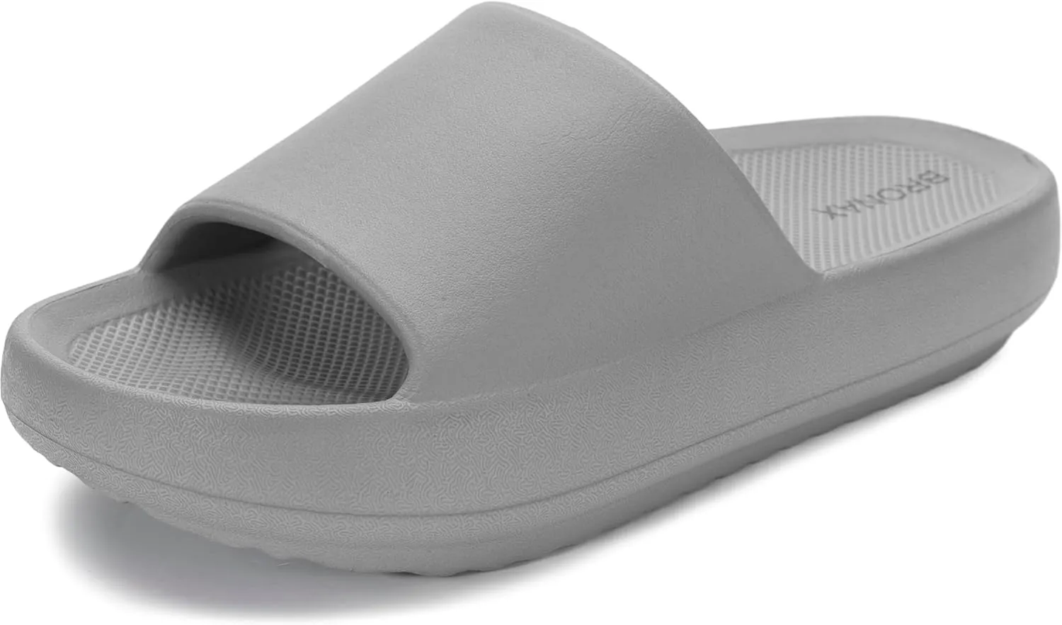BRONAX Arch Support Slides for Women and Mens | Cushioned Thick Sole Pain Relief Slippers