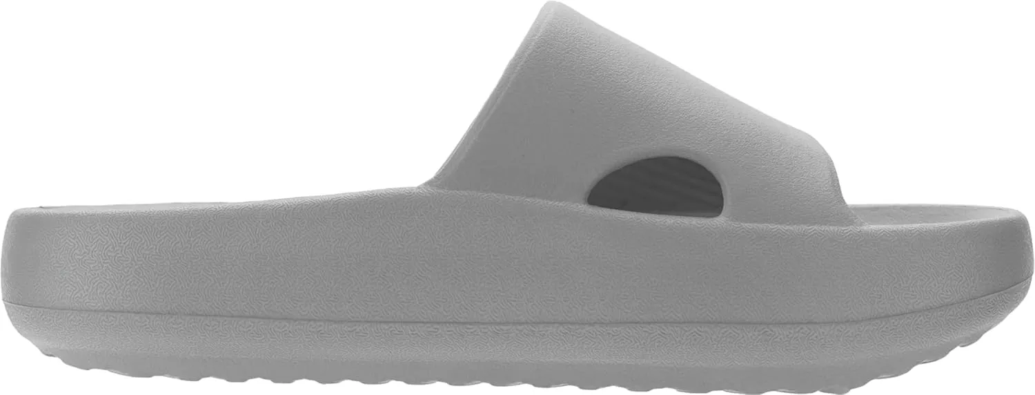 BRONAX Arch Support Slides for Women and Mens | Cushioned Thick Sole Pain Relief Slippers