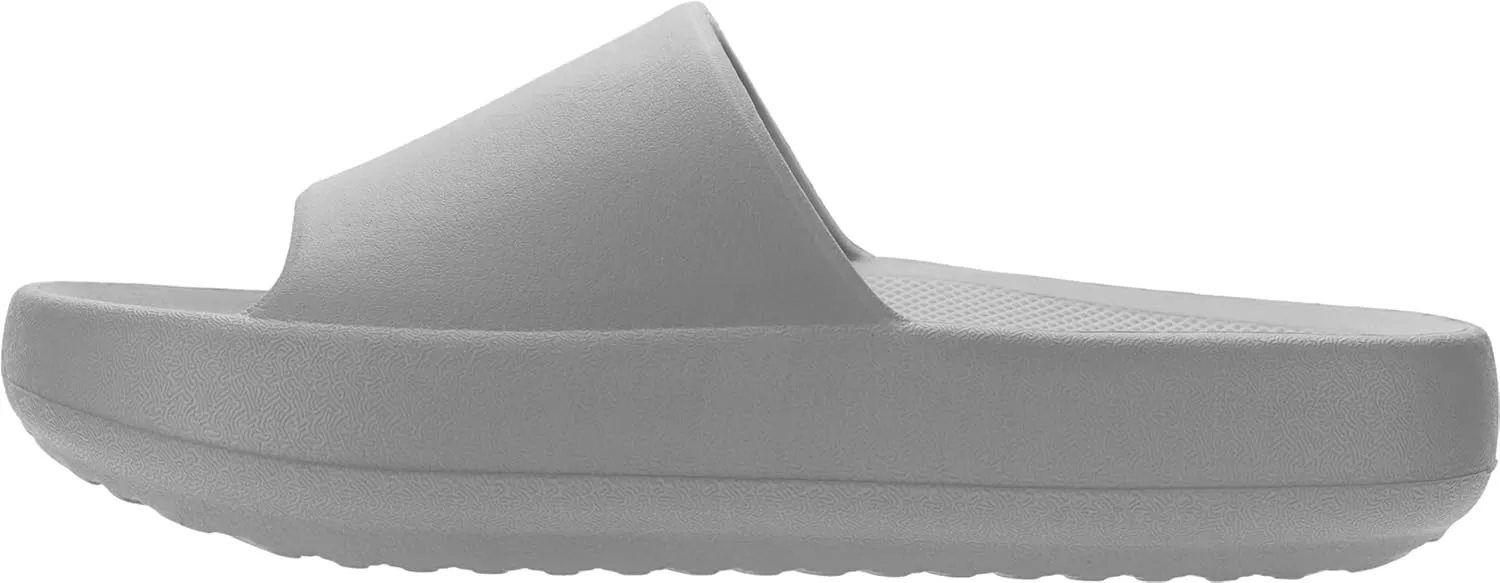 BRONAX Arch Support Slides for Women and Mens | Cushioned Thick Sole Pain Relief Slippers