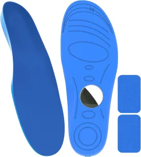 Insoles for Airtag Hidden Holder, Tracker Devise Case for Kids, Adults and Elderly, Comfortable Inserts for Shoes, Blue (155-170mm)
