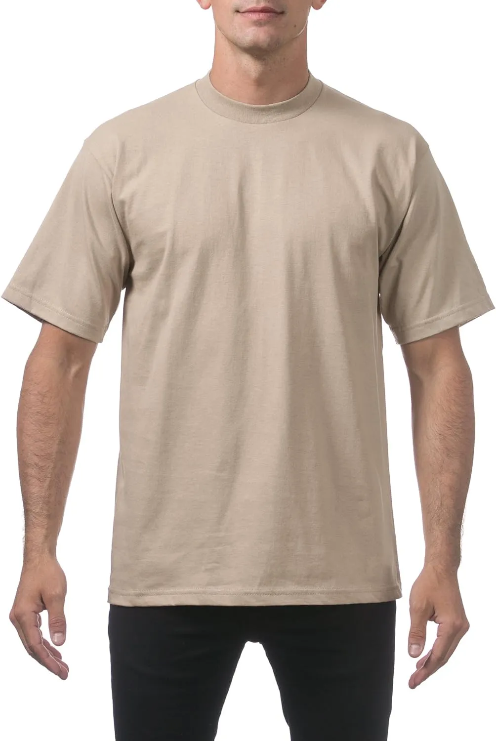 Pro Club Men's 3-Pack Heavyweight Cotton Short Sleeve Crew Neck T-Shirt