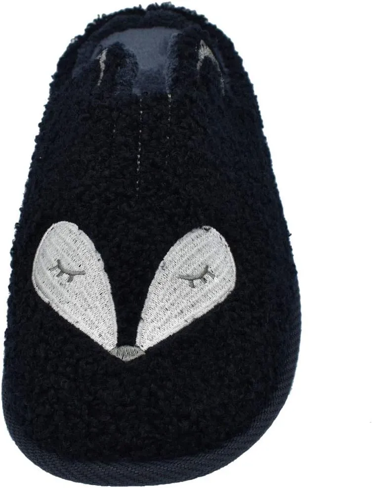 Tuiyata Cute Animal Slippers for Women Mens Winter Warm Memory Foam Cotton Home Slippers Soft Plush Fleece Slip on House Slippers for Girls Indoor Outdoor Shoes