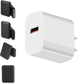 USB Wall Charger Block 12W, USB Charging Block for Heated Gloves Batteries, 5V/2.4A Power Adapter for Heated Slippers Battery, Heated Socks Batteries, Plug for Heated Vest Gilet Power Bank